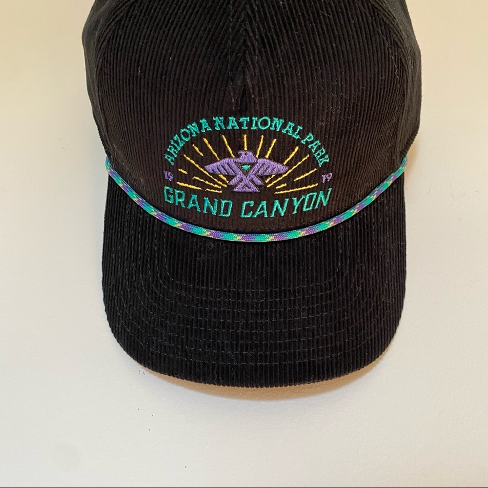 Free People Get Out Cord Baseball Hat Grand Canyon - Picture 7 of 7
